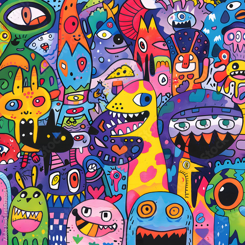 cartoon illustrator card or background .
