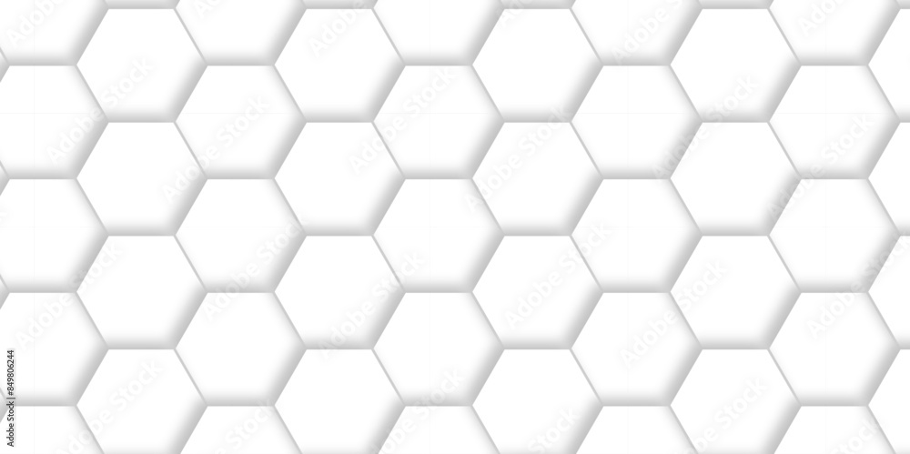 Vector White Hexagonal Background. Luxury White Pattern. Vector Illustration. 3D Futuristic abstract honeycomb mosaic white background. geometric mesh cell texture. modern futuristic wallpaper. Vector White Hexagonal Background. Luxury White Pattern. Vector Illustration. 3D Futuristic abstract honeycomb mosaic white background. geometric mesh cell texture. modern futuristic wallpaper.