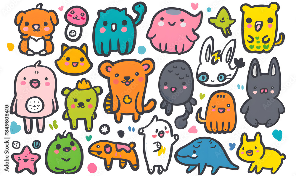 Fototapeta premium cartoon illustrator card or background .