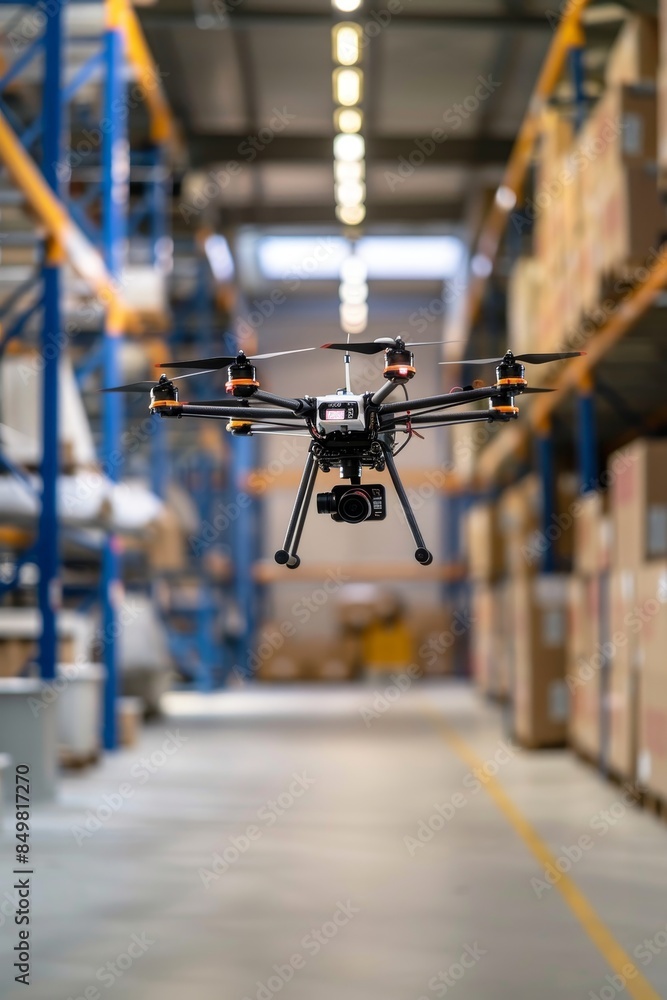 Futuristic Autonomous Drone Delivering Packages in Smart Logistics System Futuristic Autonomous Drone Delivering Packages in Smart Logistics System