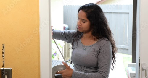 Weather Stripping Indian Woman Track Right photo