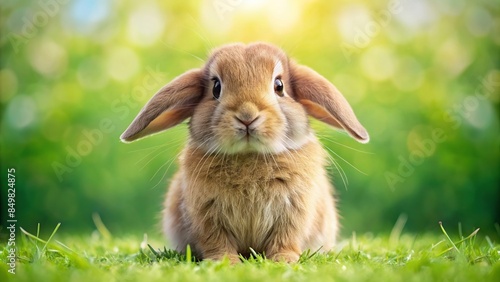 of a cute bunny with floppy ears , fluffy, adorable, rabbit, cartoon, wildlife, Easter, pets, white, fur,animal, cute
