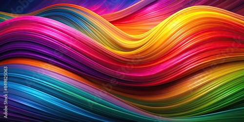 Vibrant and mesmerizing abstract color waves, colorful, abstract, vibrant, pattern, background, texture, gradient, artistic