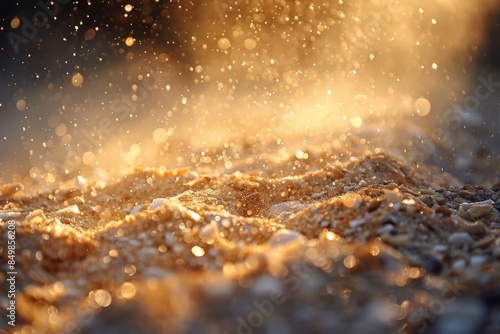 Grains of Sand at Sunset