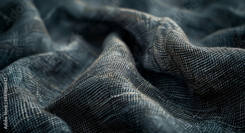 A Close-Up of a Textured Fabric