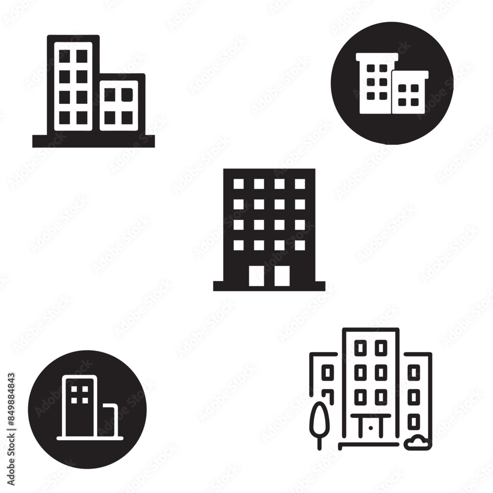 Building vector design eps file Building vector design eps file