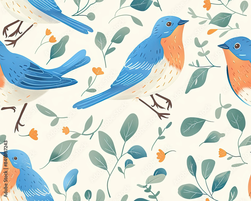 Naklejka premium Seamless graphic resource images