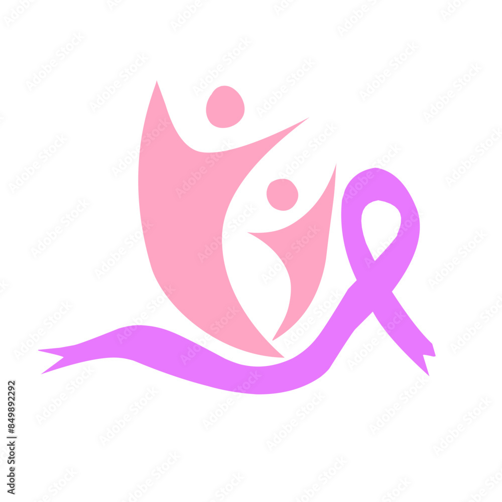world cancer day logo icon world cancer day logo icon