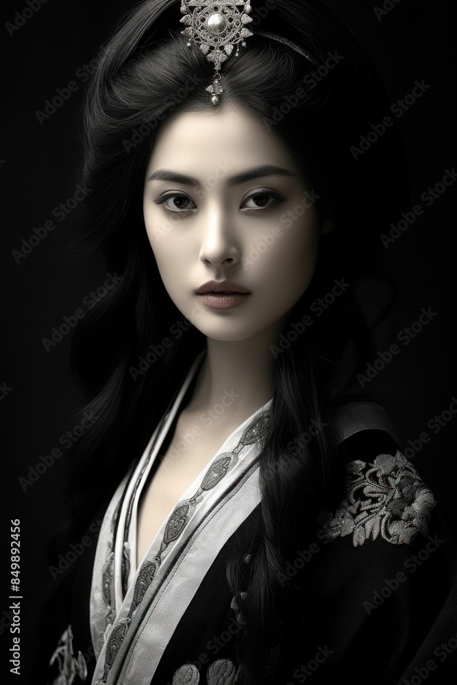 East asian woman photography portrait fashion. East asian woman photography portrait fashion.