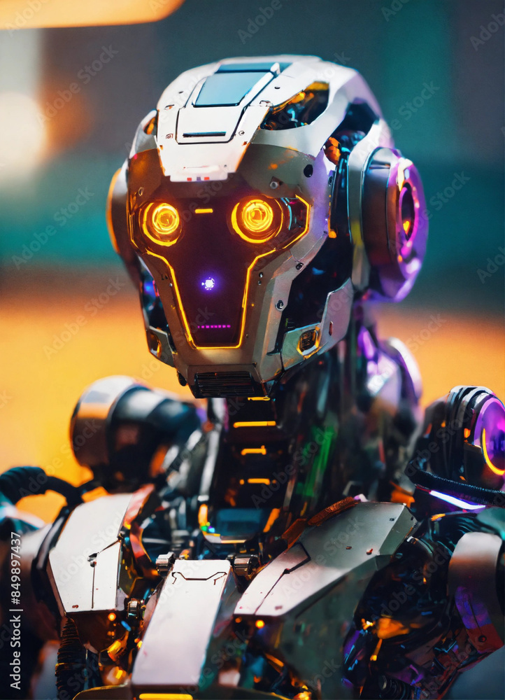 Fototapeta premium robot with hands
