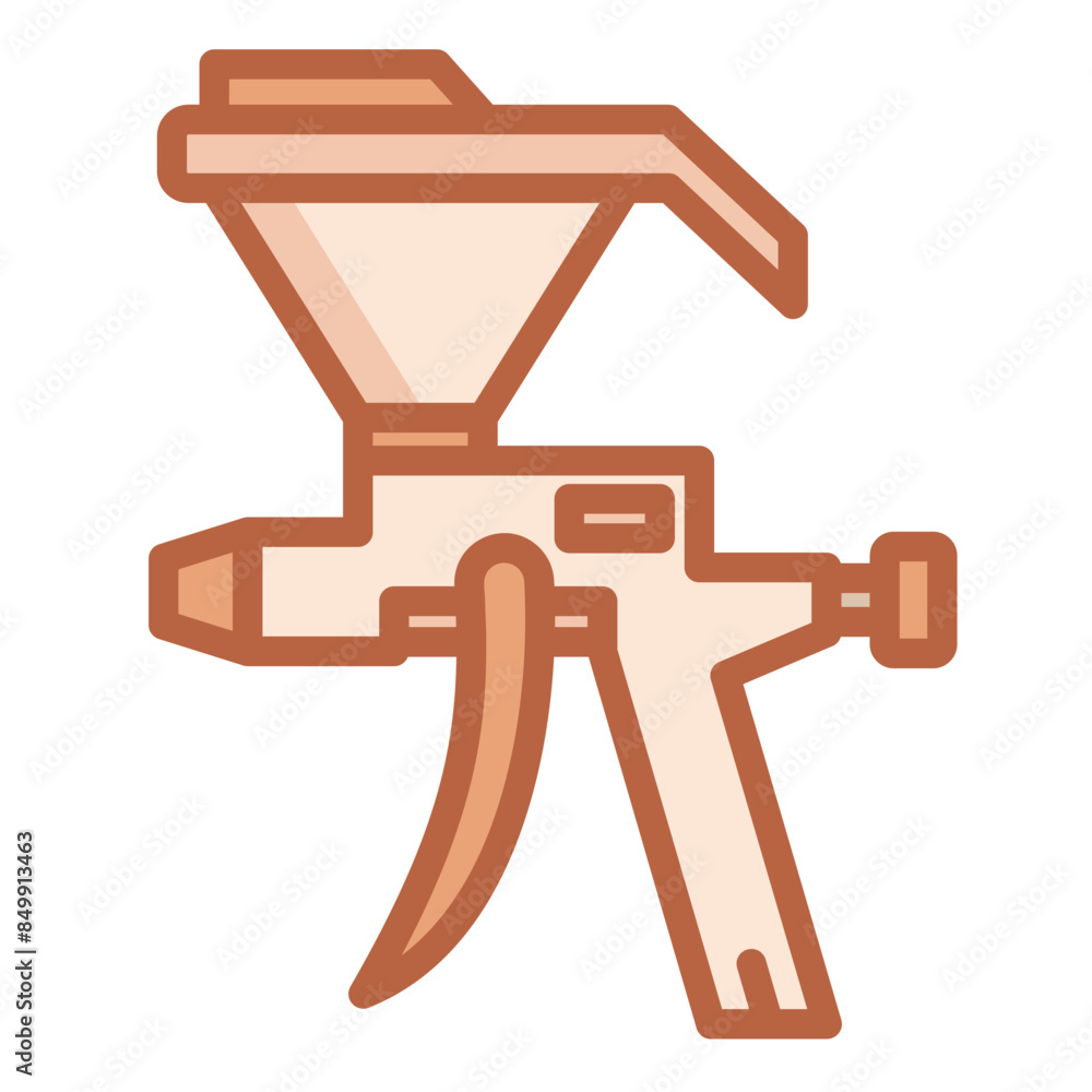 Obraz premium Hopper Gun Icon