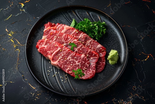 ohmi gyu beef steak photo