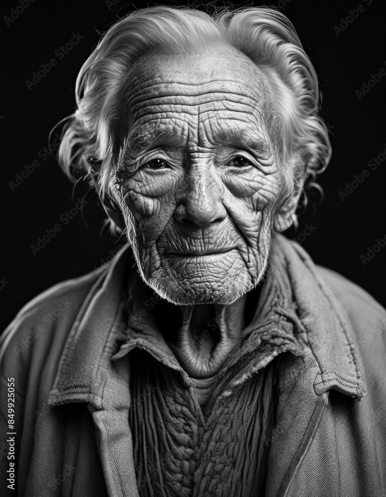 portrait of old person portrait of old person