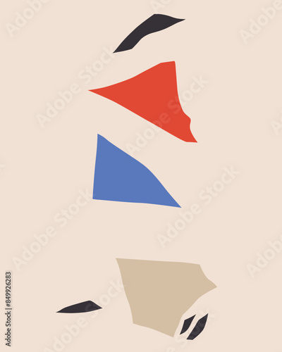 beautiful contemporary minimalist abstract painting