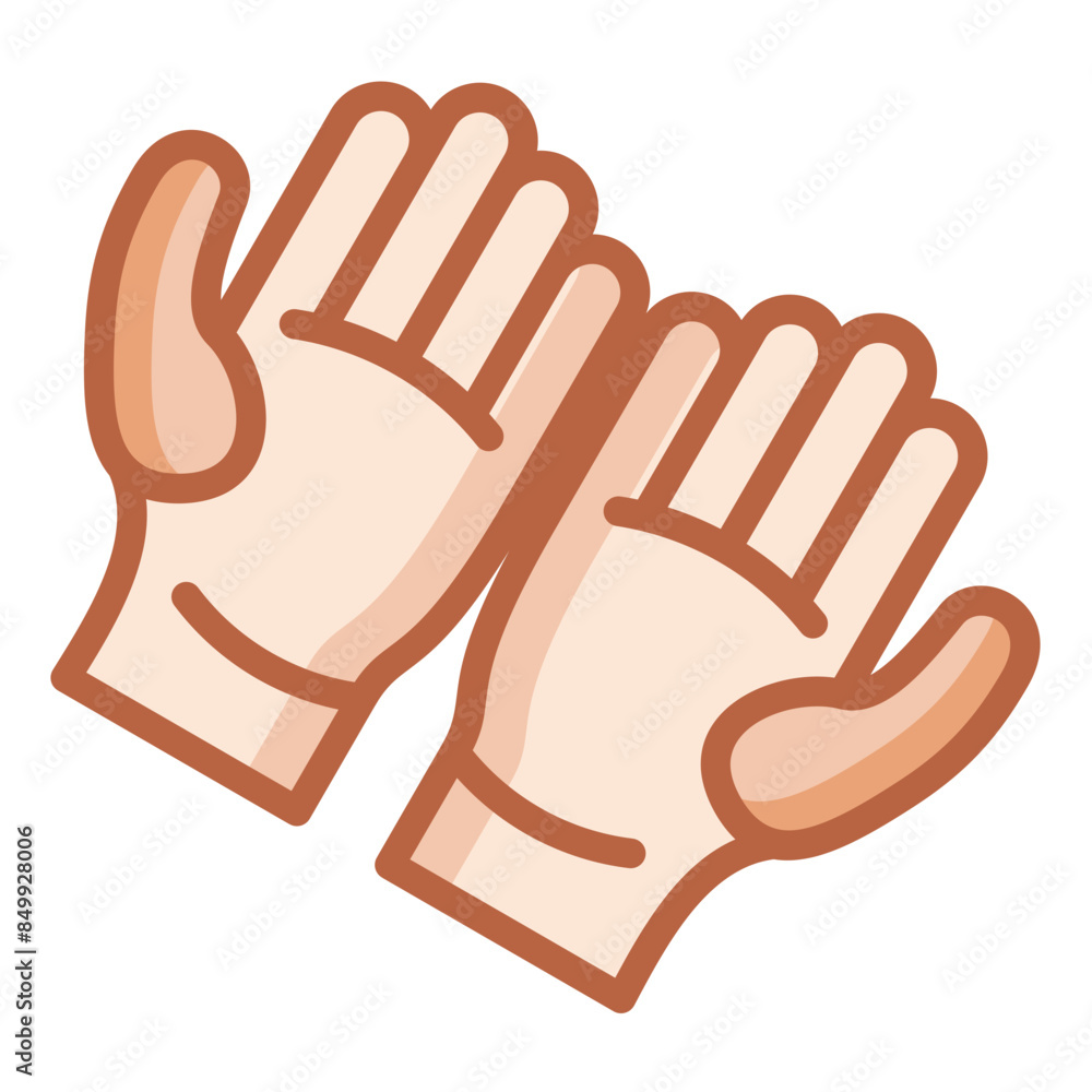 Obraz premium Work Gloves Icon