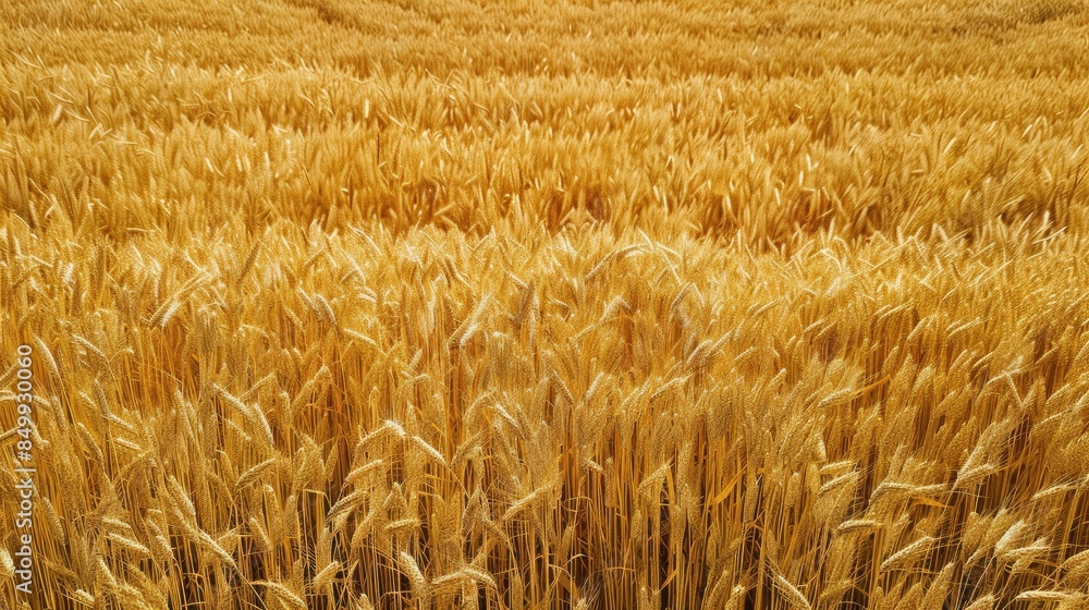 Field of wheat in autumn before being harvested Field of wheat in autumn before being harvested