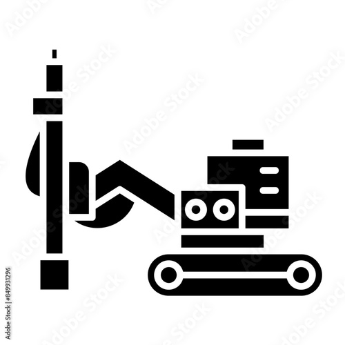 Core Drilling Rig Icon