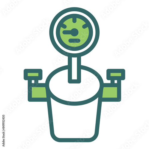 Concrete Air Meter Icon
