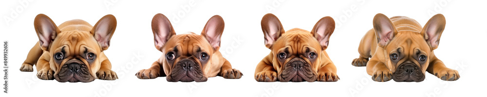 Fototapeta premium Cute animal png element set on transparent background