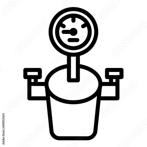 Concrete Air Meter Icon