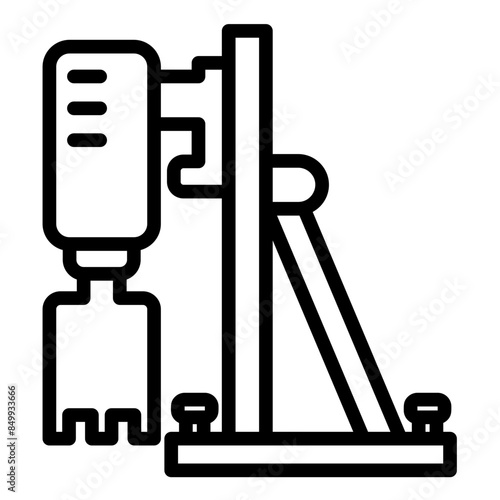 Concrete Core Drill Icon
