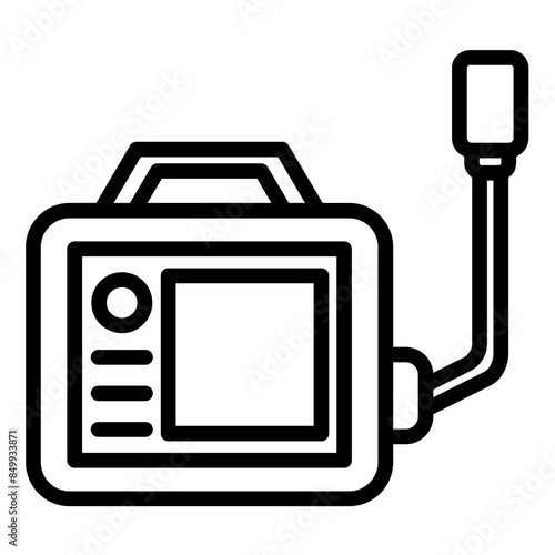 Ultrasonic Testing Tool Icon