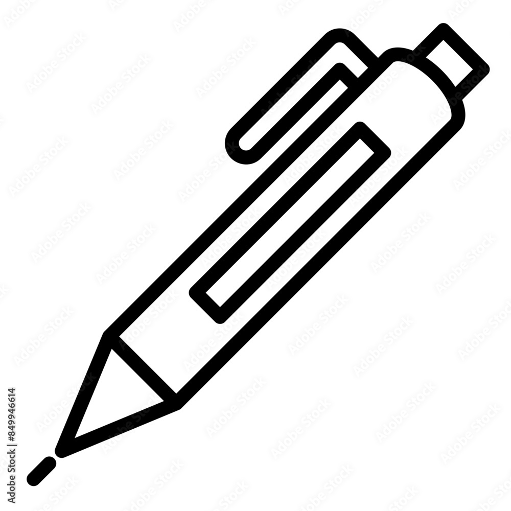 Pipe Pencil Icon Pipe Pencil Icon