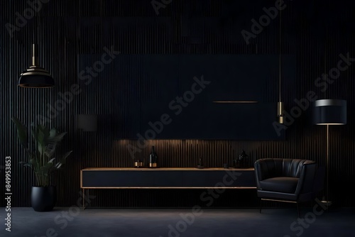 living room interior with sofa