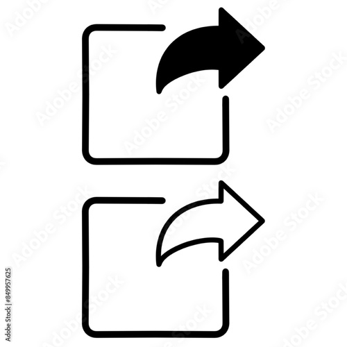 share icon vector. Share vector icon illustration