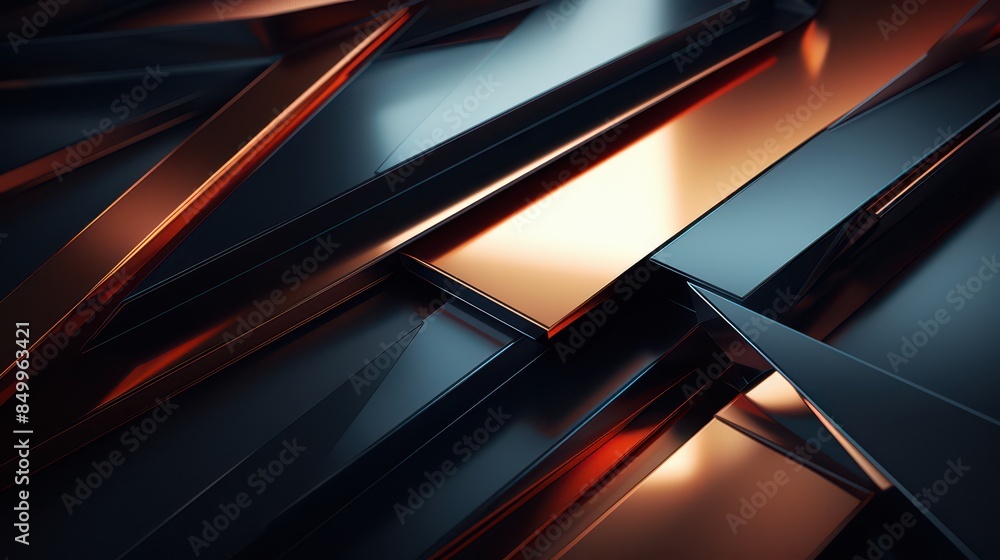 Abstract metallic textures with reflective surfaces, sleek and modern, Abstract metallic textures with reflective surfaces, sleek and modern,