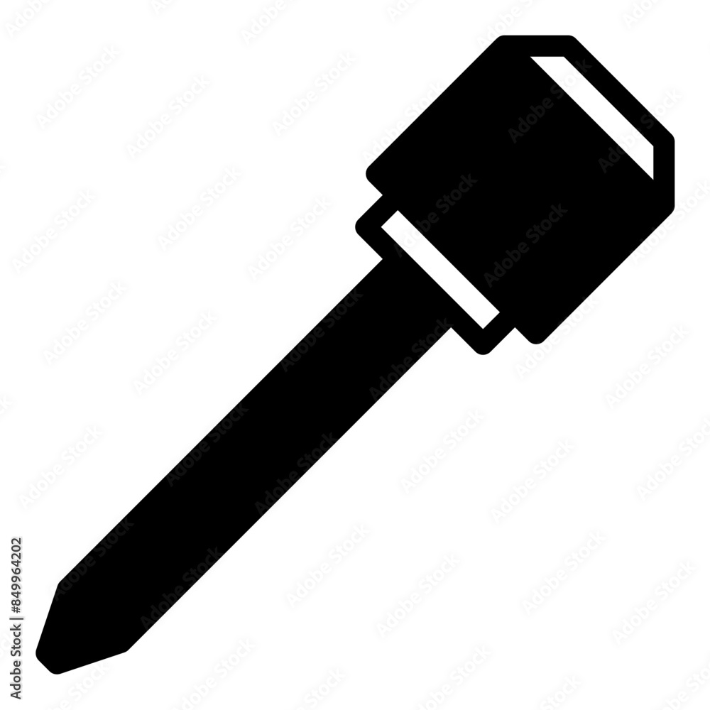 Srewdriver icon or logo illustration outline black style Srewdriver icon or logo illustration outline black style