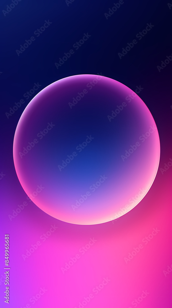 Neon light effect circle Neon light effect circle