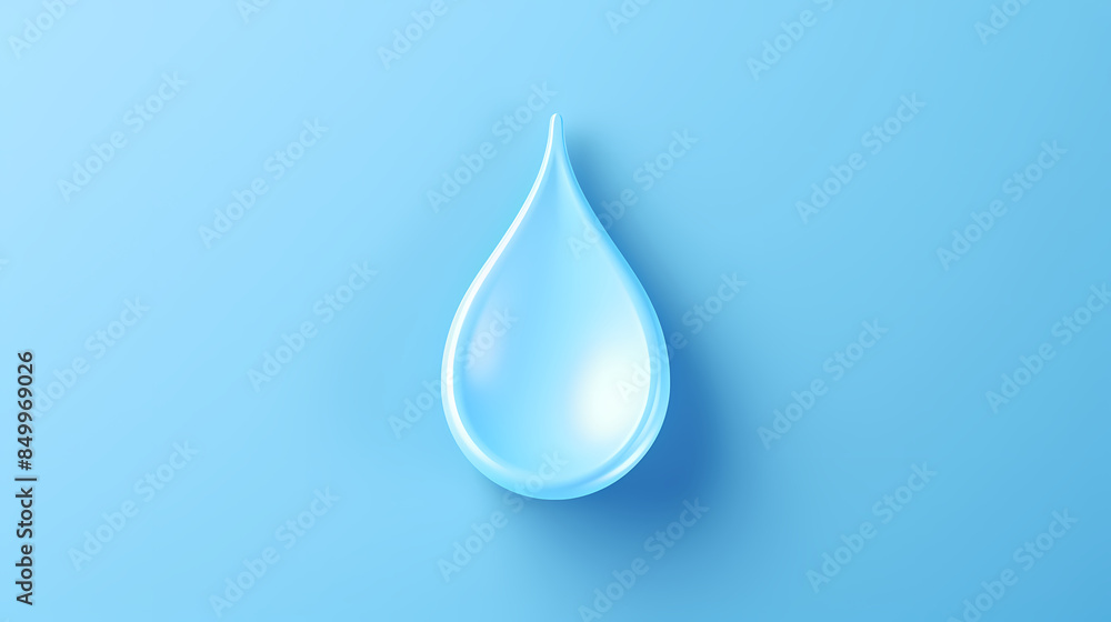 Simple water drop icon