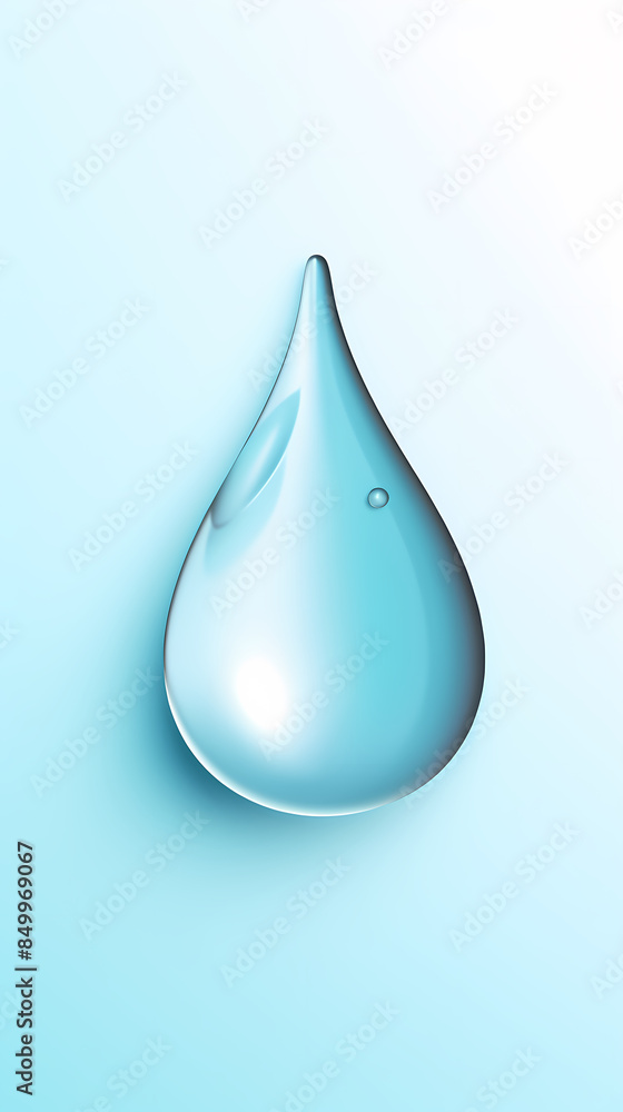 Simple water drop icon Simple water drop icon