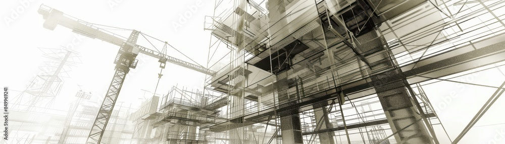 A large building with many windows and a lot of space. The building is in a city with a lot of other buildings A large building with many windows and a lot of space. The building is in a city with a lot of other buildings