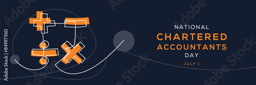 National Chartered Accountants Day, held on 1 July.