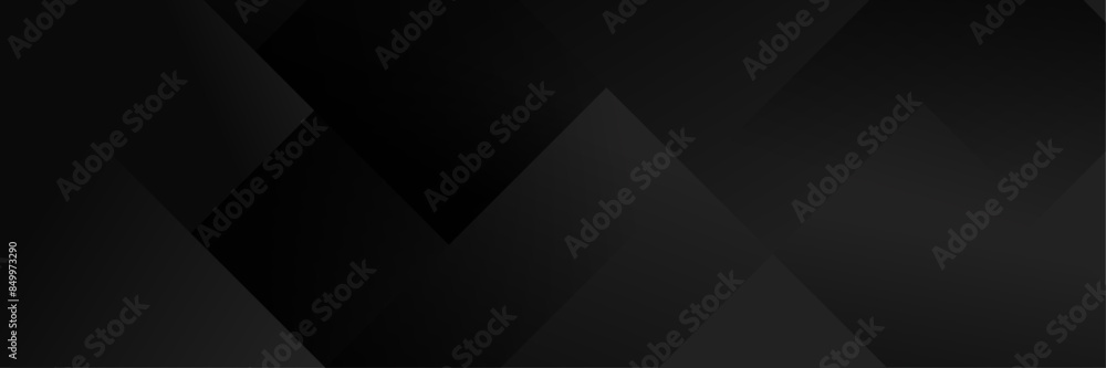 Abstract dark black Geometric banner design background. Abstract dark black Geometric banner design background.