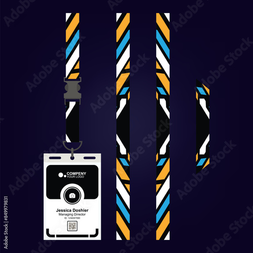 ID card and lanyard