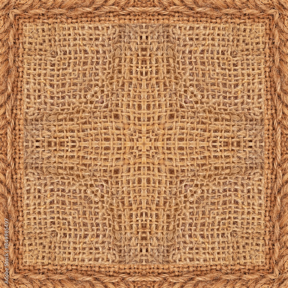 Luxury fashion background with jute sack pattern. Spread awareness of using natural jute fiber as modern fashion element. Thin rope texture design for business card, flyer, tiles, and textile printing Luxury fashion background with jute sack pattern. Spread awareness of using natural jute fiber as modern fashion element. Thin rope texture design for business card, flyer, tiles, and textile printing
