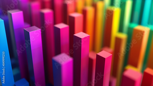 colorful background chart or graphs 