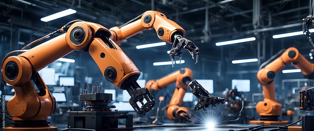equipment production automation robot industrial automaton automated automatic artificial intelligence manufacturing robotic factory plant machine technology workshop advanced science equipment production automation robot industrial automaton automated automatic artificial intelligence manufacturing robotic factory plant machine technology workshop advanced science