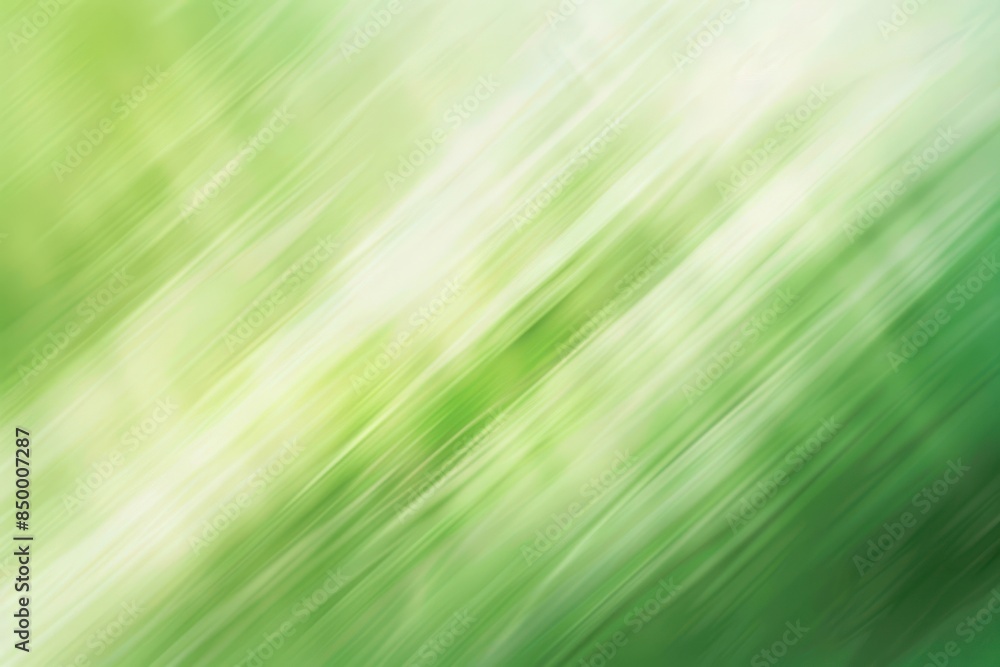 Obraz premium Light Green Defocused Blurred Motion Abstract Background, Widescreen, Horizontal
