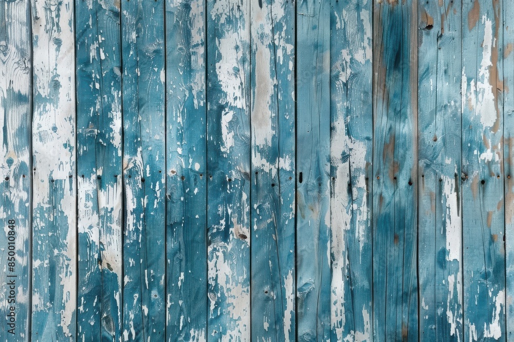 Old blank textured blue and white wooden board background with lots of grunge character, a great backdrop for copy space. Old blank textured blue and white wooden board background with lots of grunge character, a great backdrop for copy space.