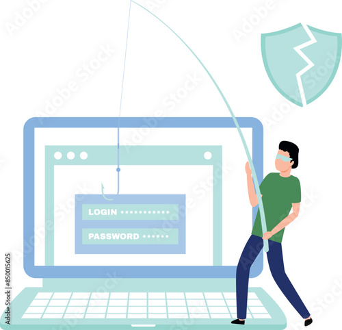 A hacker is hacking the account to access their data.