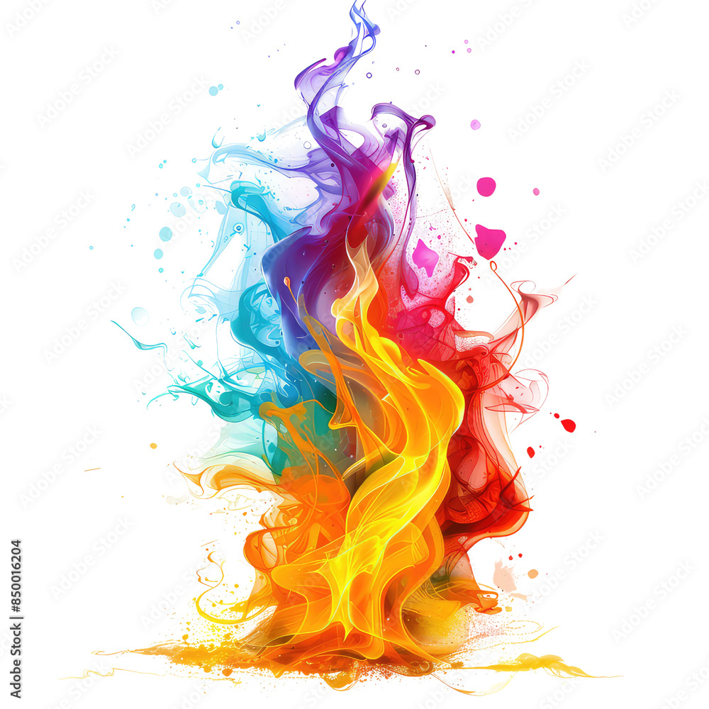 Flame No Background, Generative AI Flame No Background, Generative AI