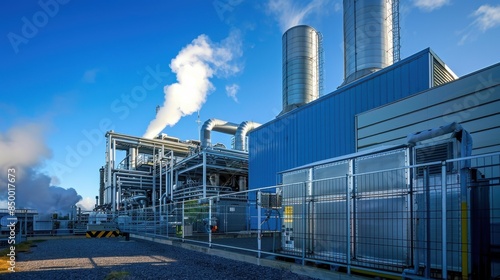 A facility powered by a combined heat and power CHP system