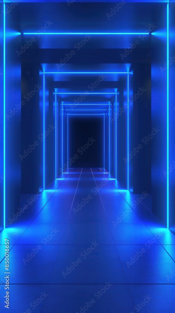 Stylish Gas Station Interior. Modern symmetry concept Stylish Gas Station Interior. Modern symmetry concept