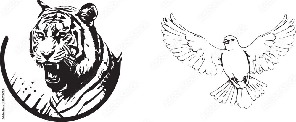 Obraz premium tattoo design