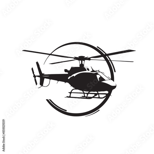 helicopter silhouette