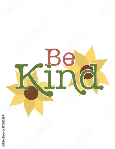 Be kind illustration